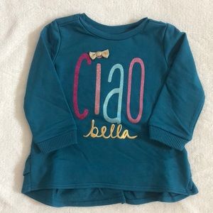 NWT Gymboree Long Sleeve Tee w/ Ruffle Detail